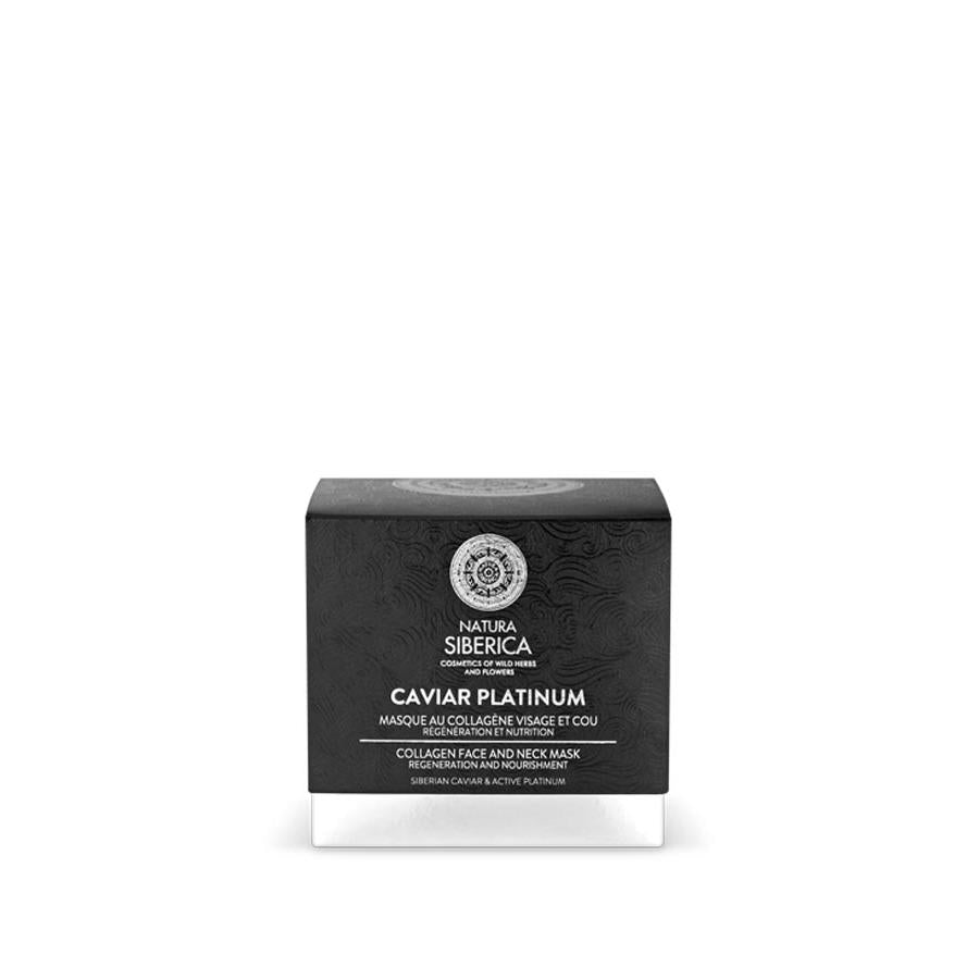 Maseczka kolagenowa do twarzy i szyi Caviar Platinum Natura Sibérica 50 ml
