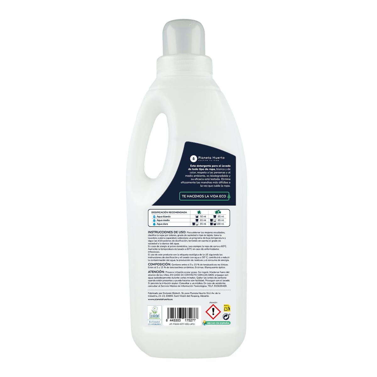 Förpackning 3xVätskeformigt tvättmedel ECO oparfymerat Planet Orchard 1,5 liter