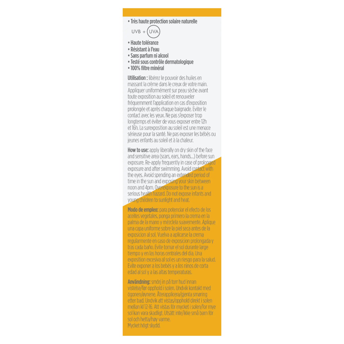 Protezione solare viso e zone delicate in balsamo SPF50 Bioregena, 40 ml