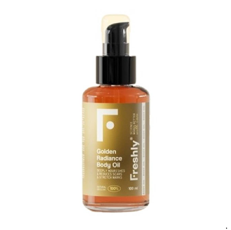 Mini-format - Huile corporelle Golden Radiance, Freshly, 50 ml