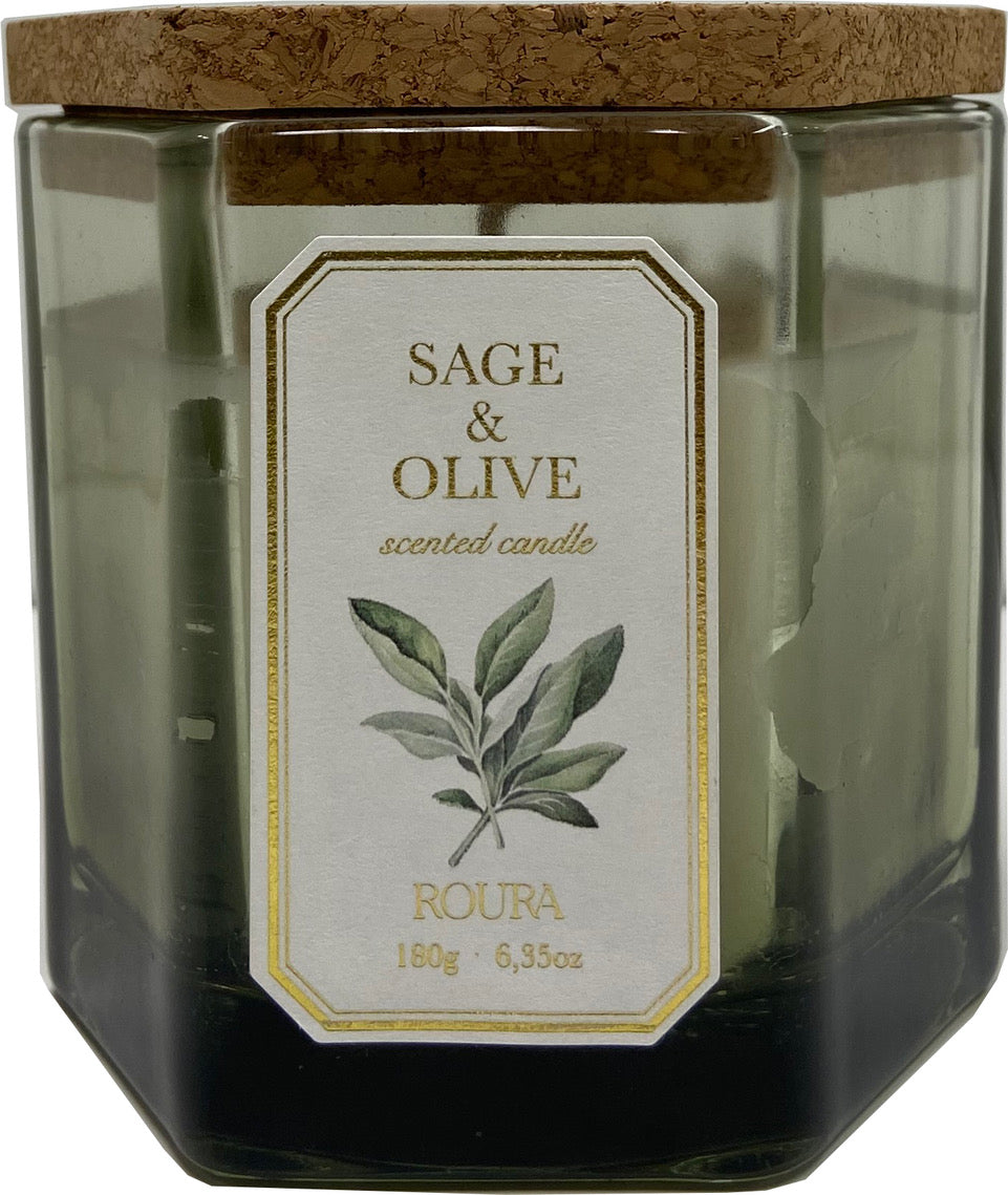 Duftkerze Sage & Olive Roura