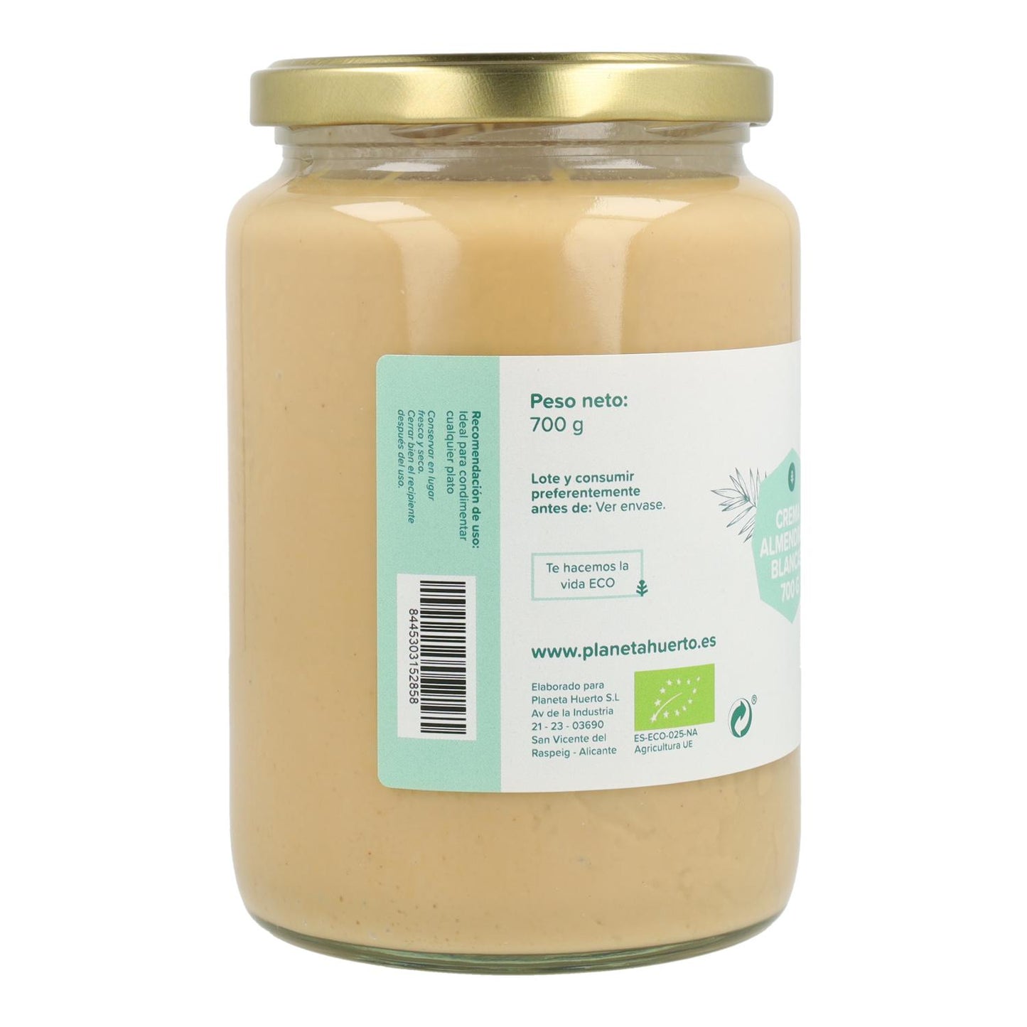 Crème d'amande blanche ECO Planeta Huerto