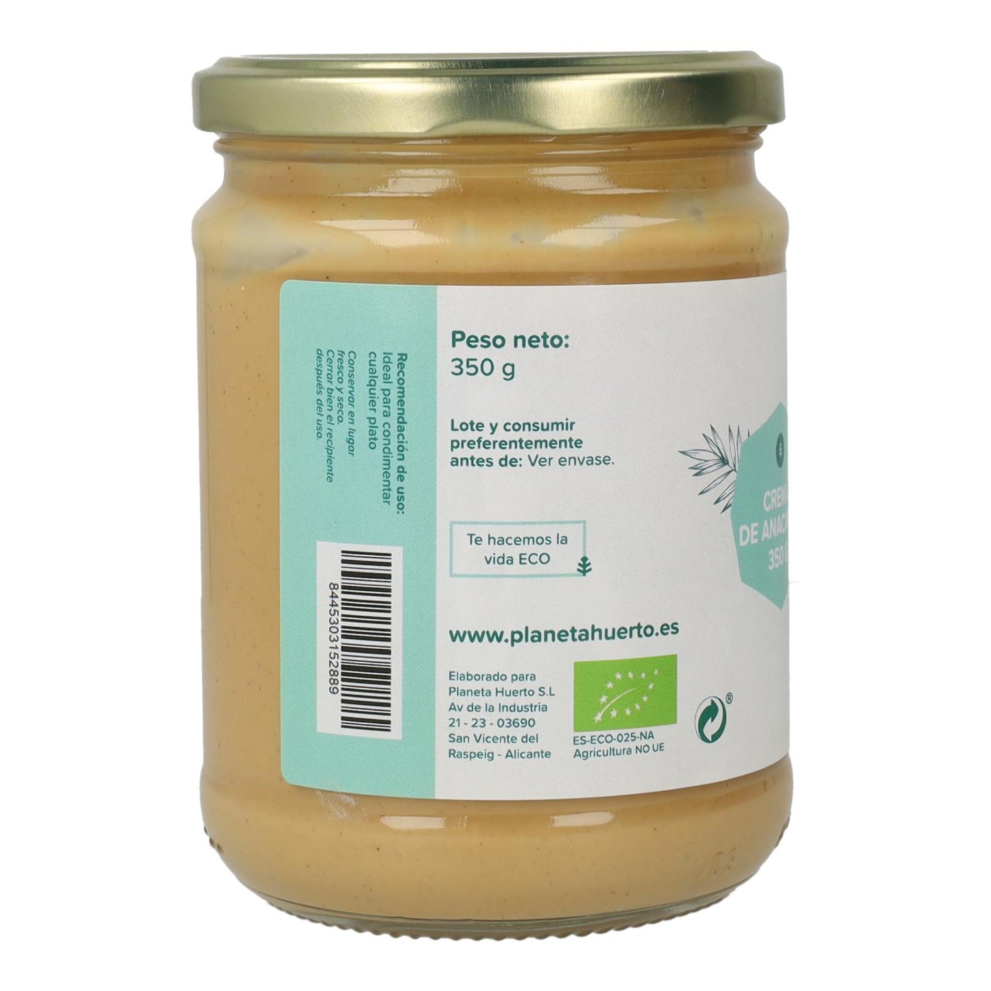 Crema di anacardi ECO Planeta Huerto 350 g