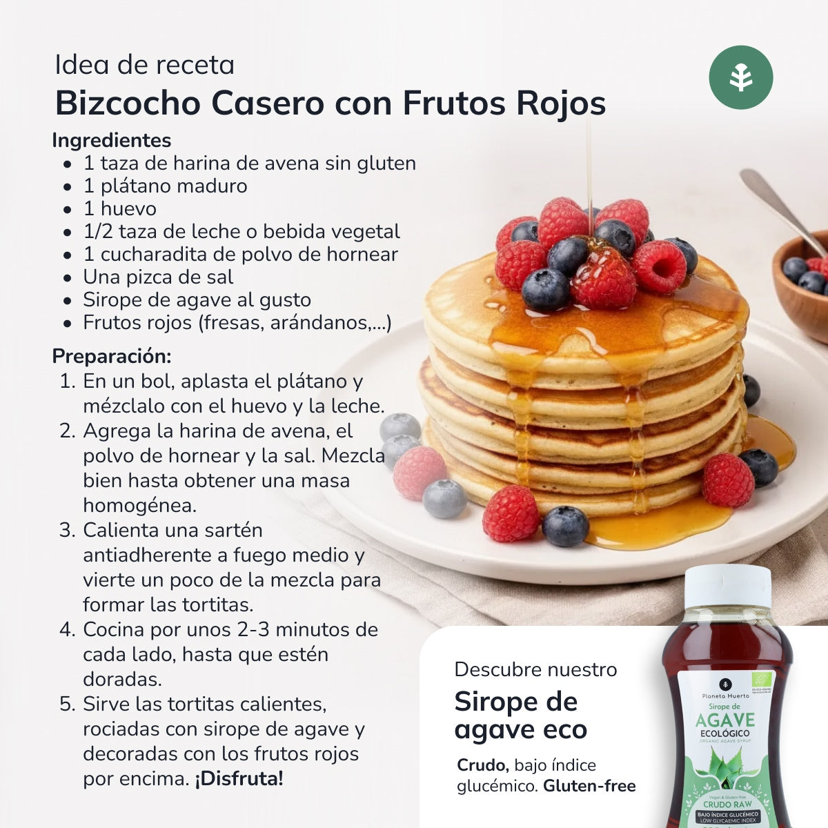 2er-Pack glutenfreies Hafermehl ECO Planeta Huerto