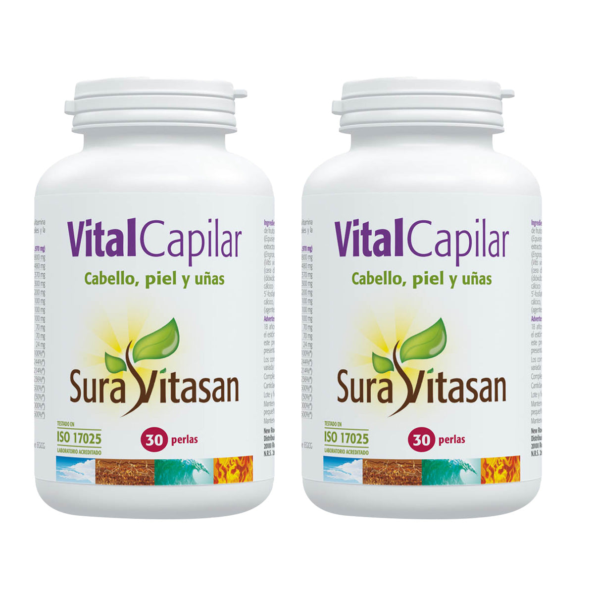 Zestaw 2x VitalCapilar, Sura Vitasan, 30 kapsułek