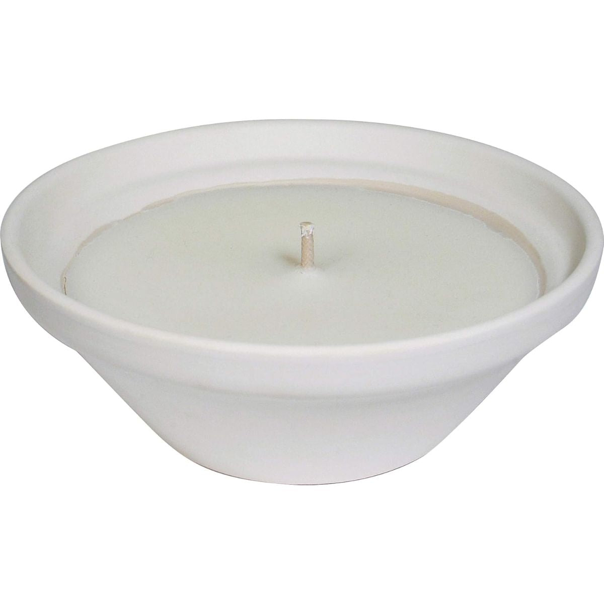 Candela antizanzare alla citronella bianca Ø22 cm Roura