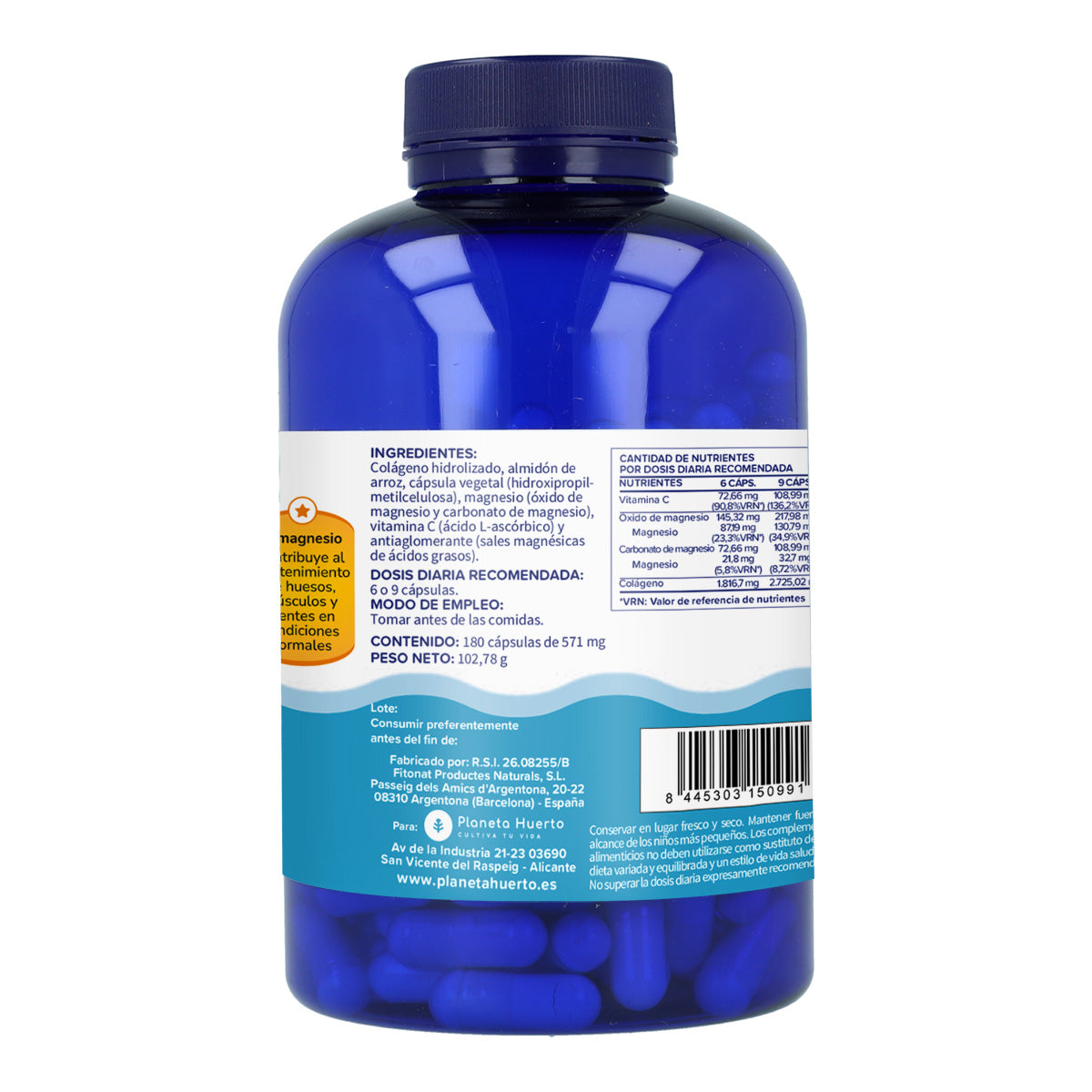 Collagen Plus Planeta Huerto 180 capsule