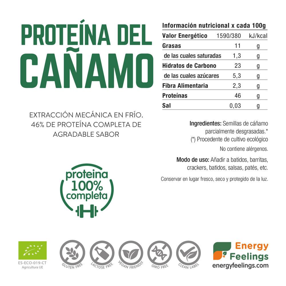 Energy Feelings Hennepproteïne ECO 500 g