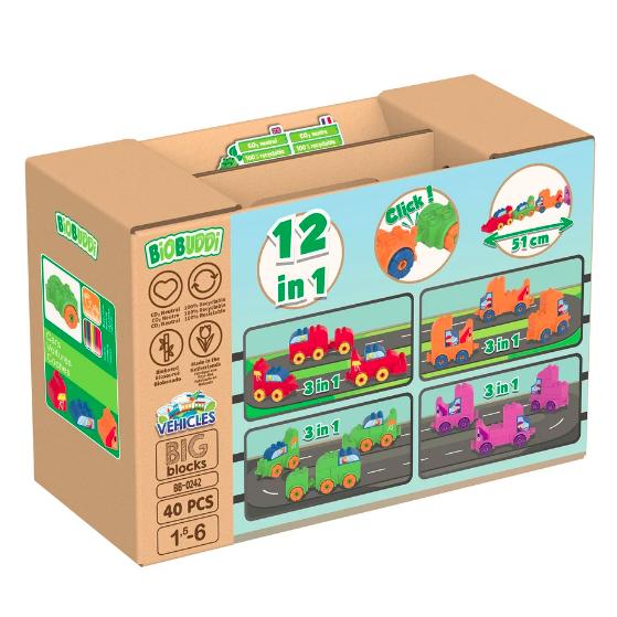39-piece Biobuddi cars