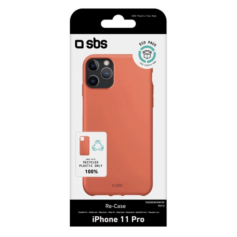 Gerecyclede plastic hoes voor iPhone 11 Pro Max Coral SBS