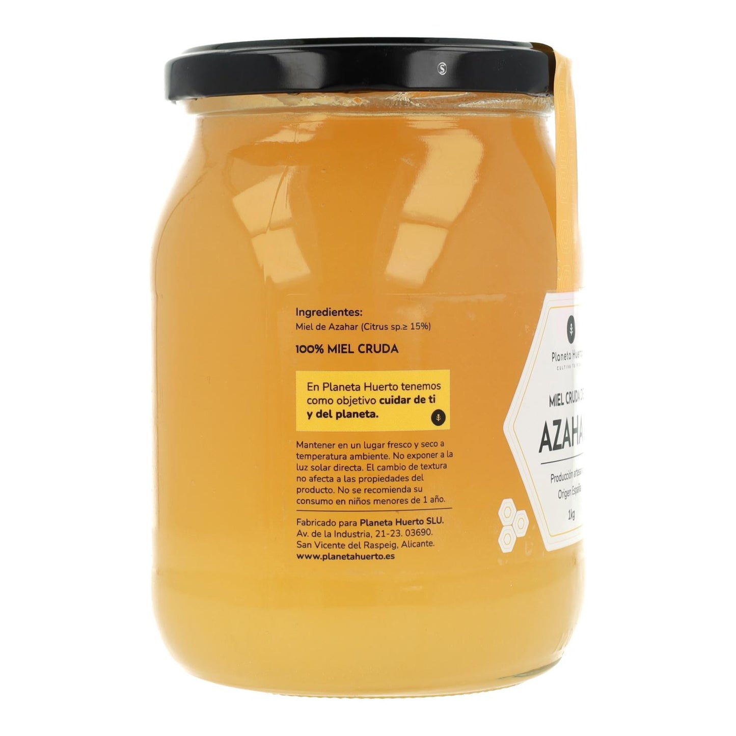 Miele grezzo di fiori d'arancio Planeta Huerto 1 Kg