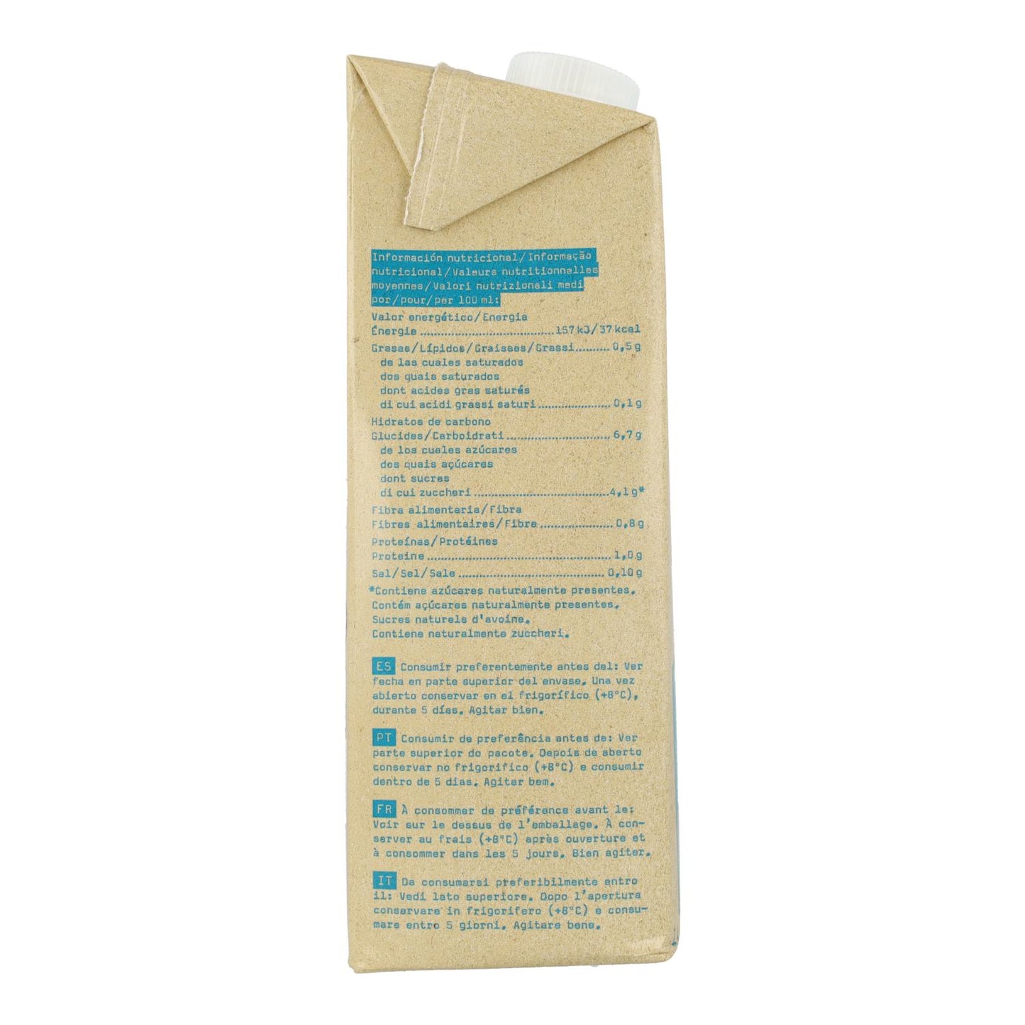Confezione da 6 bevande all'avena originali BIO Oatly 1L