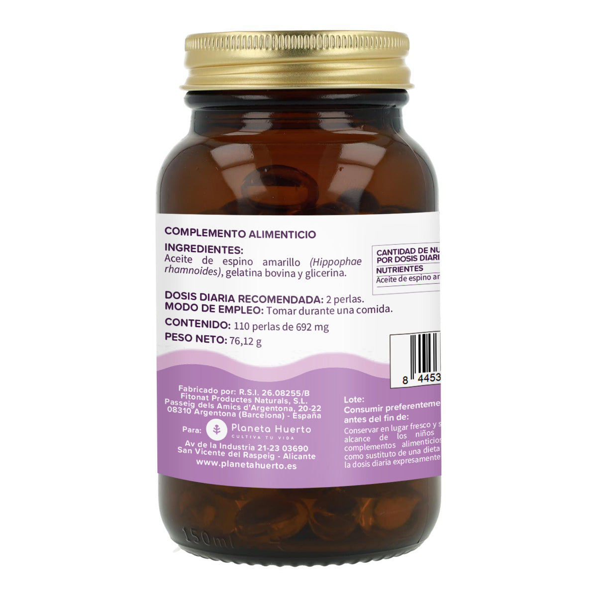 Omega 7 Olivello spinoso Planet Orchard 110 Perle