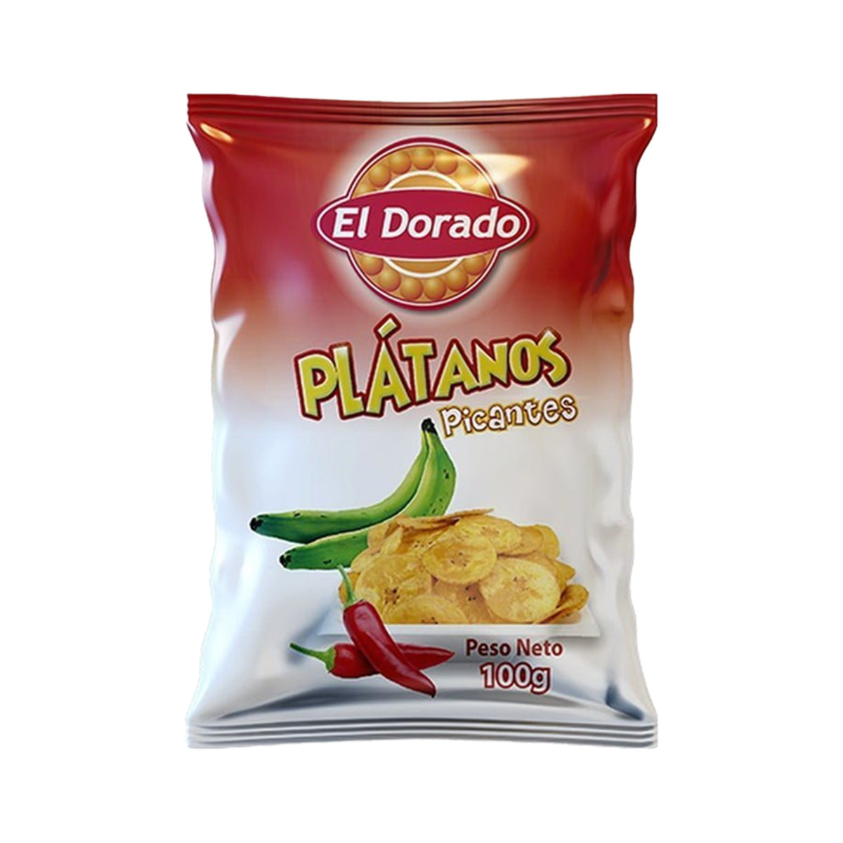 Pittige bananenchips El Dorado 100 g