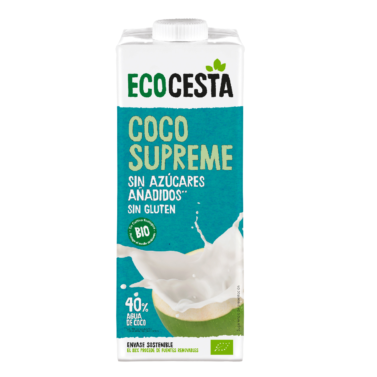 Organic Supreme Coconut Drink ECOCESTA 1 L