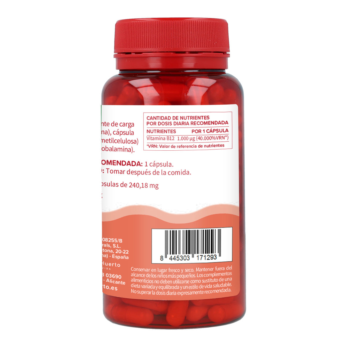 Vitamin B12 Planeta Huerto 60 kapslar.