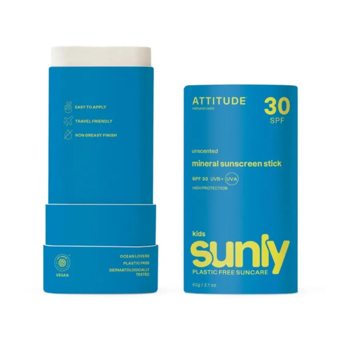 Parfümfreie Sonnencreme für Kinder Sunly 30 SPF Attitude 60 g