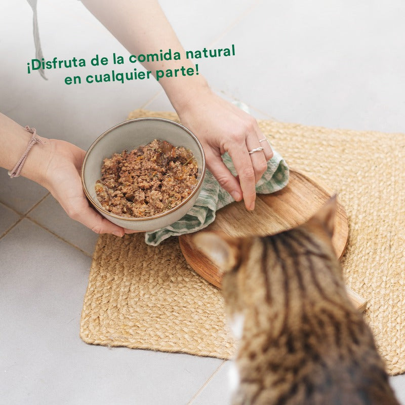 BARF-Dose mit Schweinefleisch und Gemüse für Katzen Wild Balance 120 g