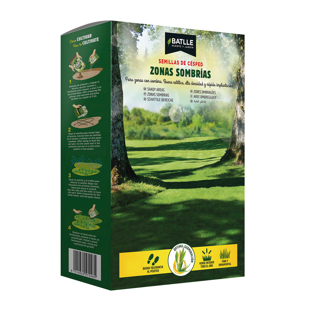Nasiona trawy do zacienionych miejsc Batlle 500 g