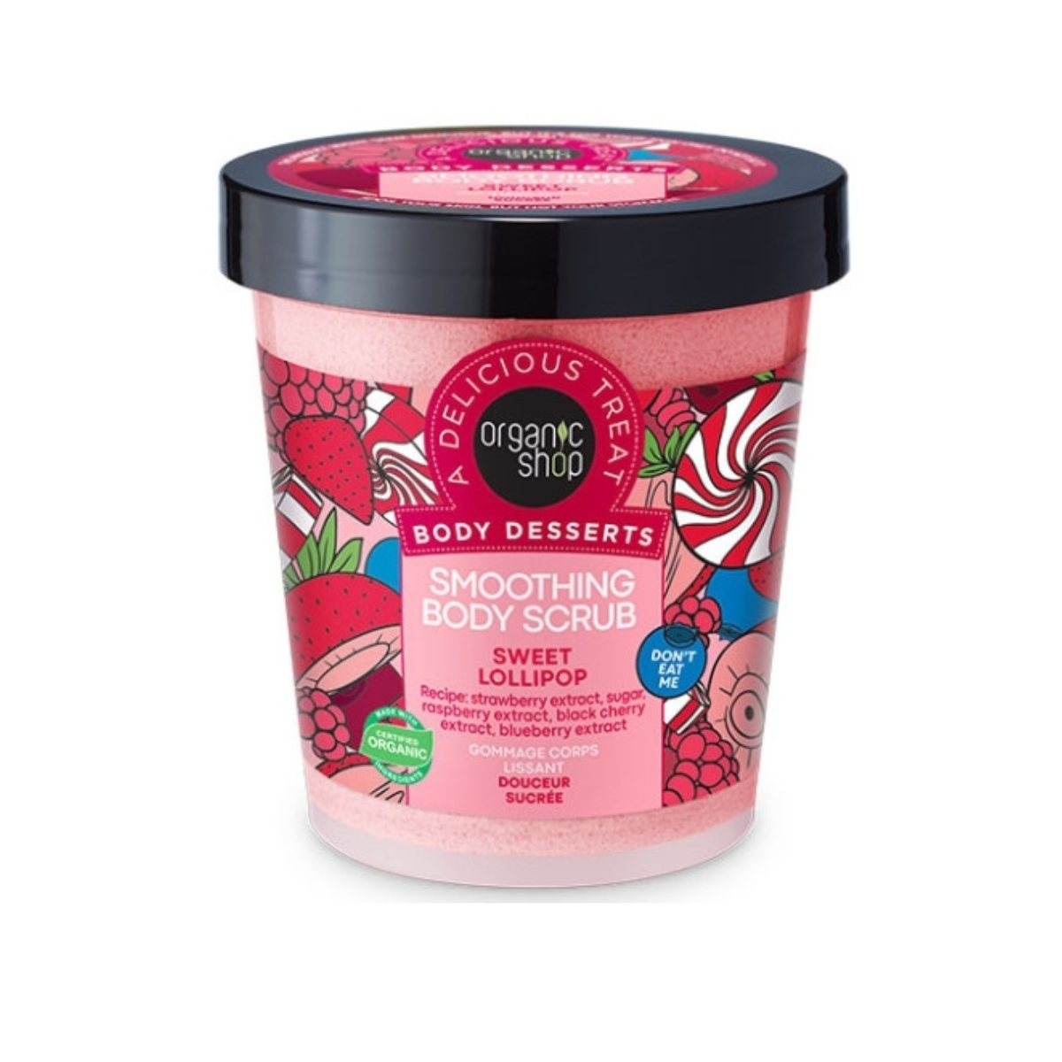 Gommage corporel Organic Shop 450 ml