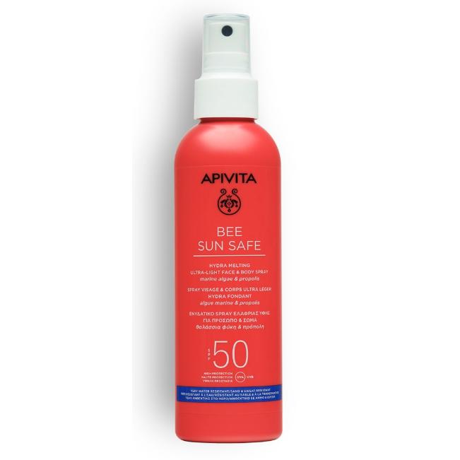 Spray solaire Hydra Melting SPF50 Apivita 200 ml