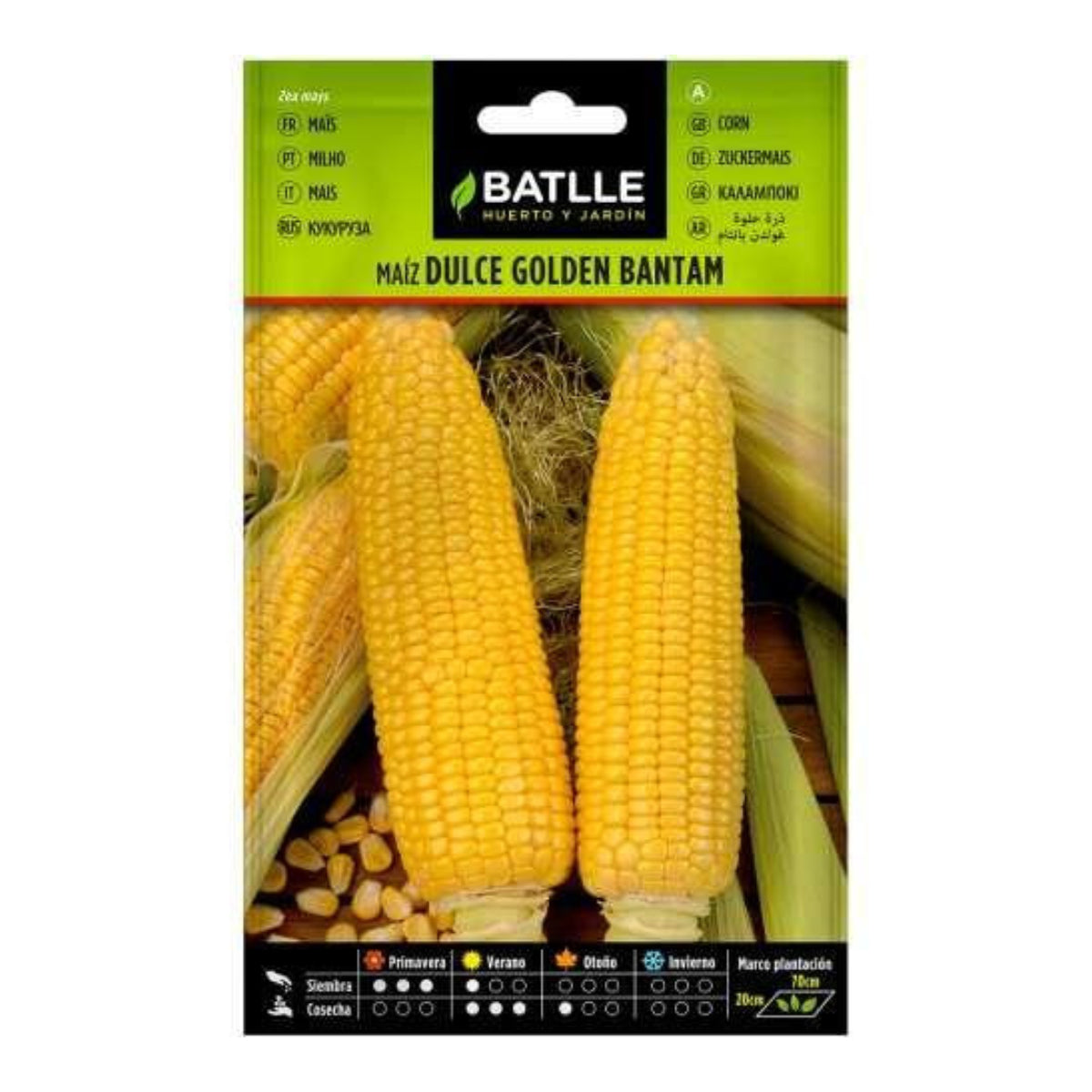Golden Bantam Batlle Sweet Corn Seeds