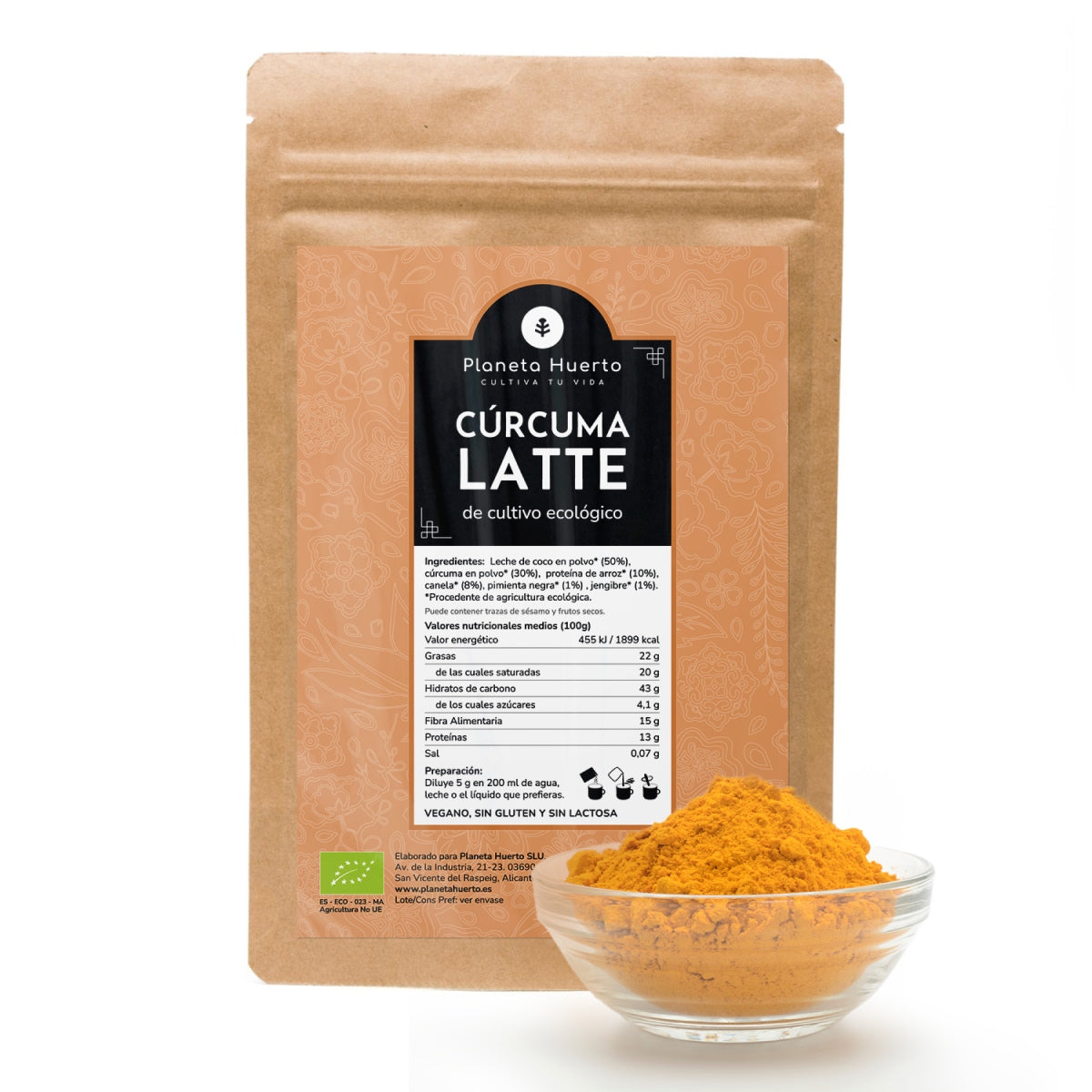 Latte alla curcuma ECO Planet Garden 200 g