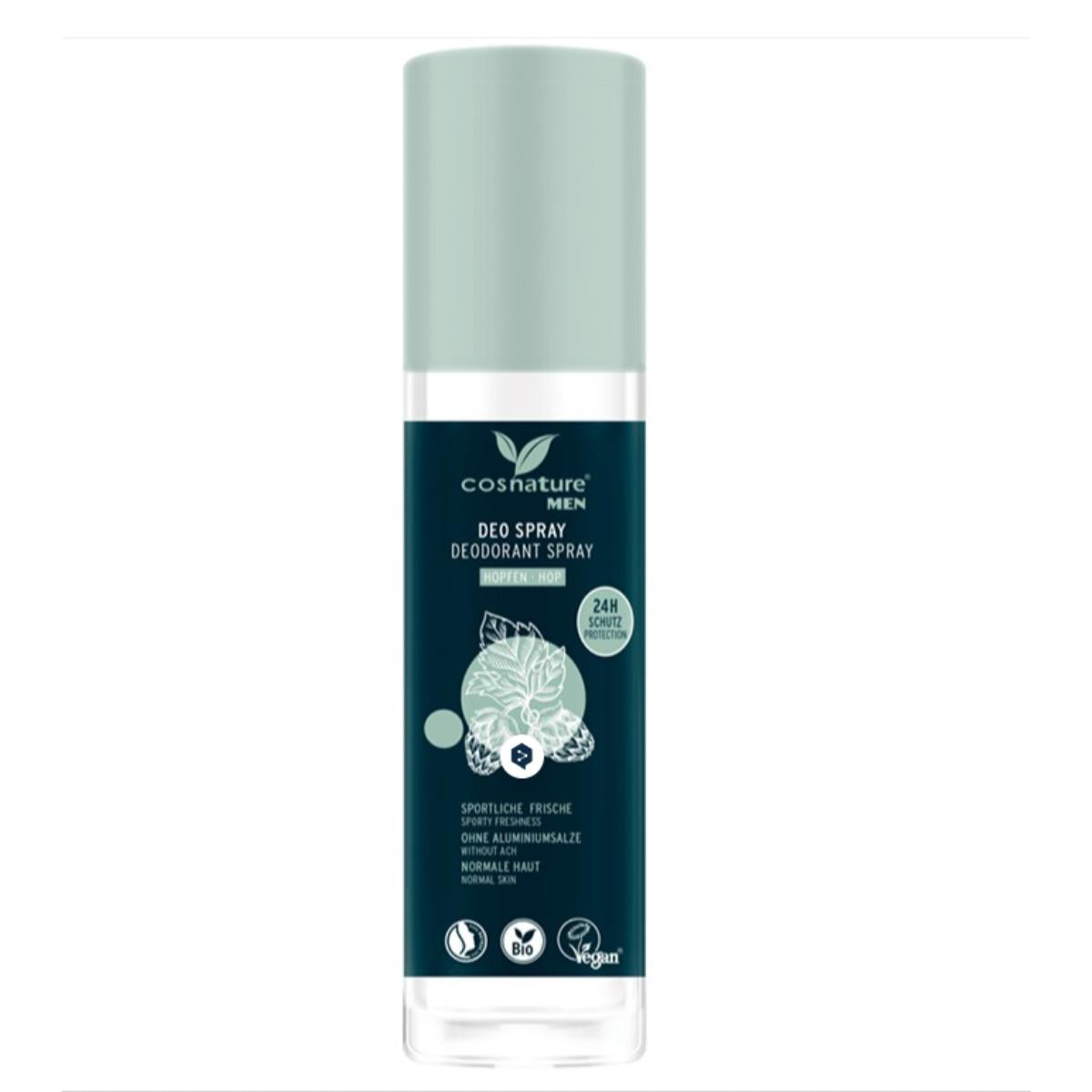 Déodorant spray 24h pour homme au houblon BIO Cosnature 75 ml