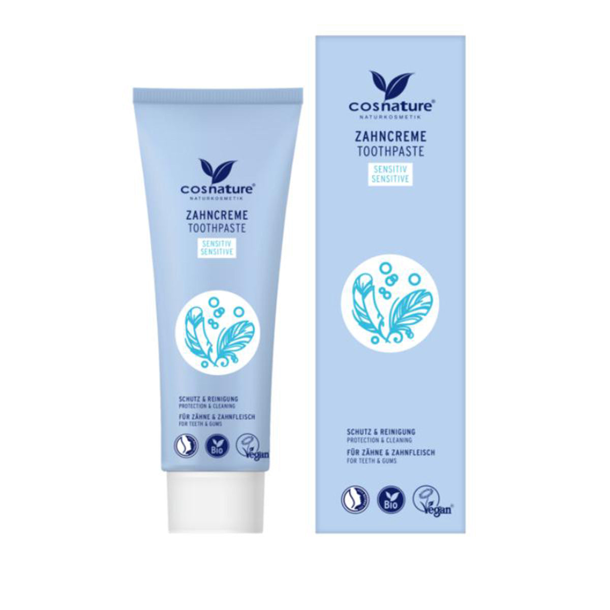 Zahnpasta mit Fluorid Sentiive, Cosnature, 75 ml