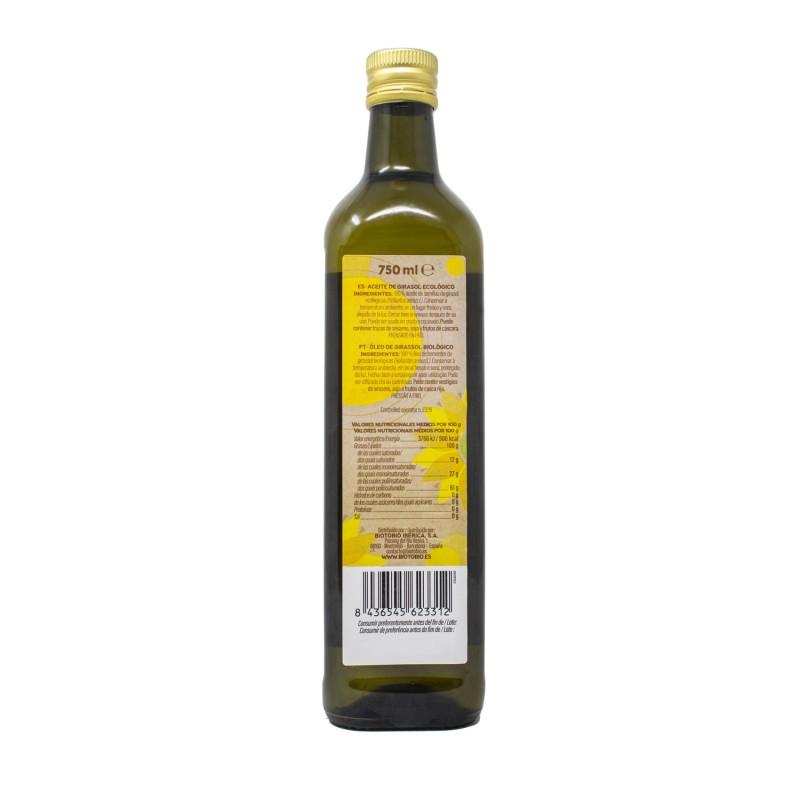 Olej słonecznikowy ekologiczny tłoczony na zimno La Finestra Sul Cielo 750 ml