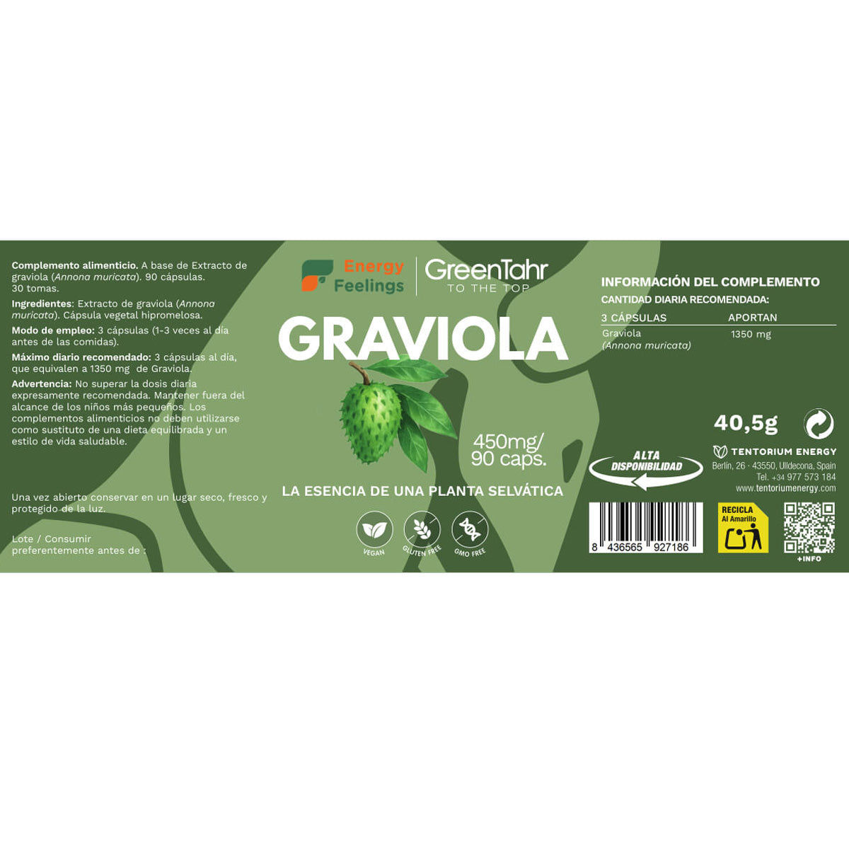 Graviola Energy Feelings 90 capsule