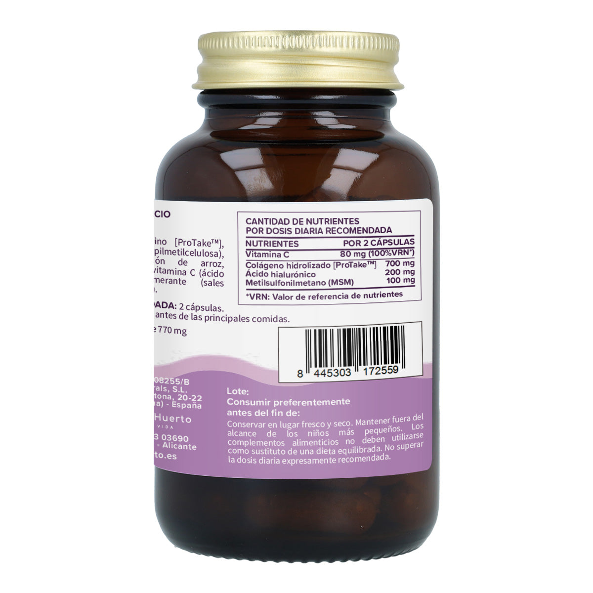 Hyaluronzuur Planeta Huerto 60 capsules
