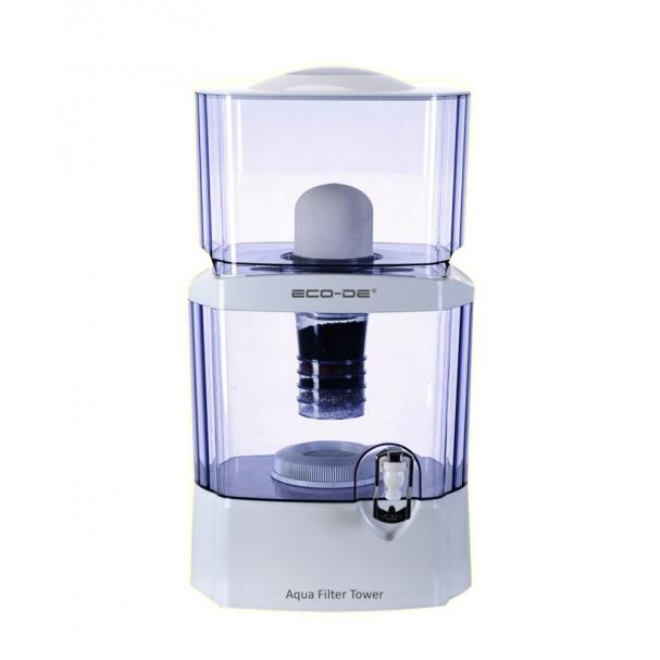 Dispenser purificatore d'acqua Aqua filter tower ECO-DE® senza BPA