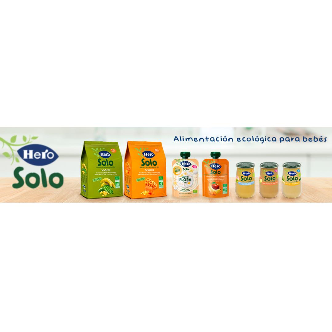 Sachet de pommes, bananes et carottes 100 % bio 100 g - Hero Solo