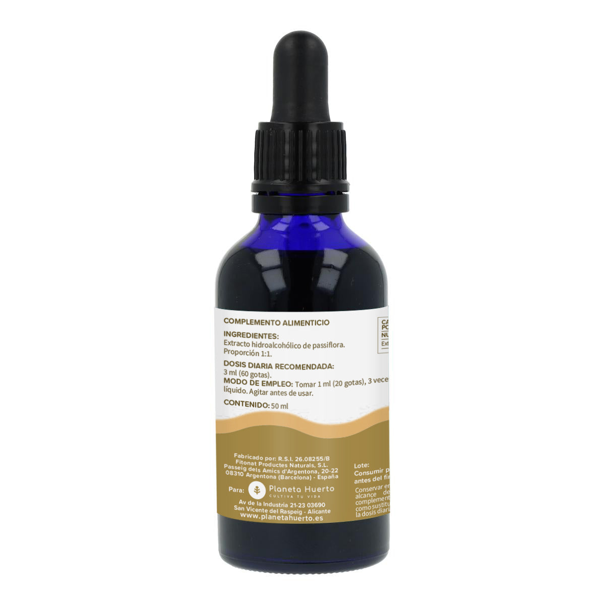 Estratto di Passiflora Planeta Huerto 50 Ml.