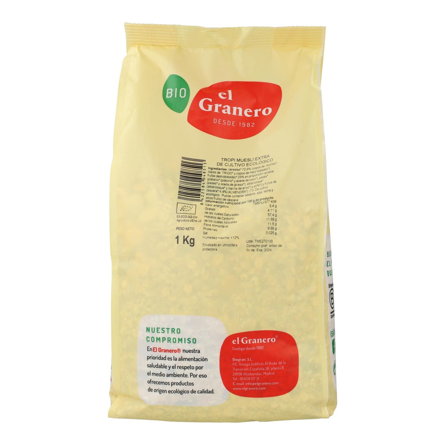 Müsli tropikalne (Tropi Muesli Extra) El Graineco 1 kg