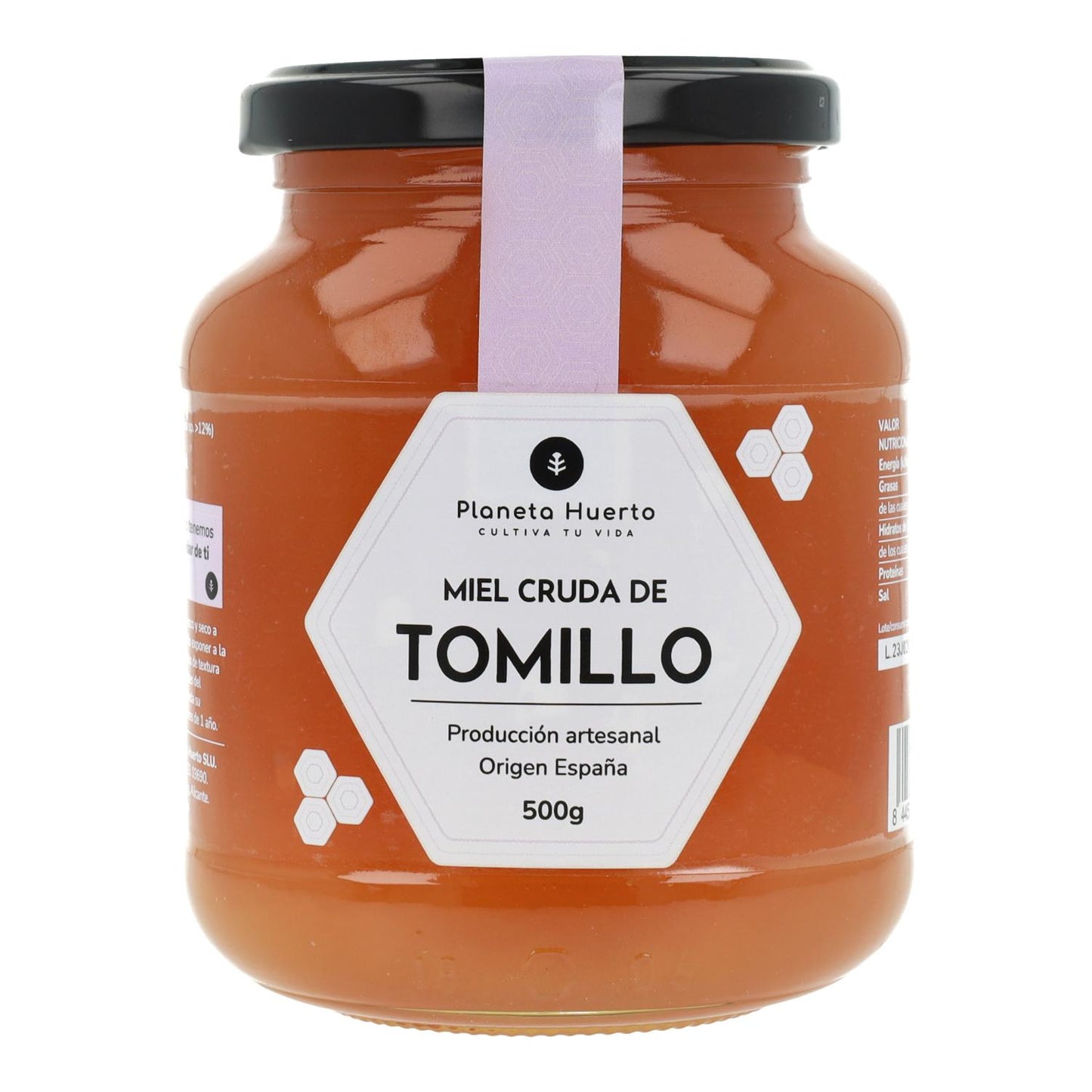 Miele di timo crudo Planeta Huerto 500 g