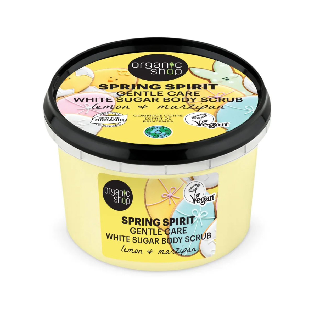 Gommage corporel doux au sucre Spring Spirit Organic Shop 250 ml