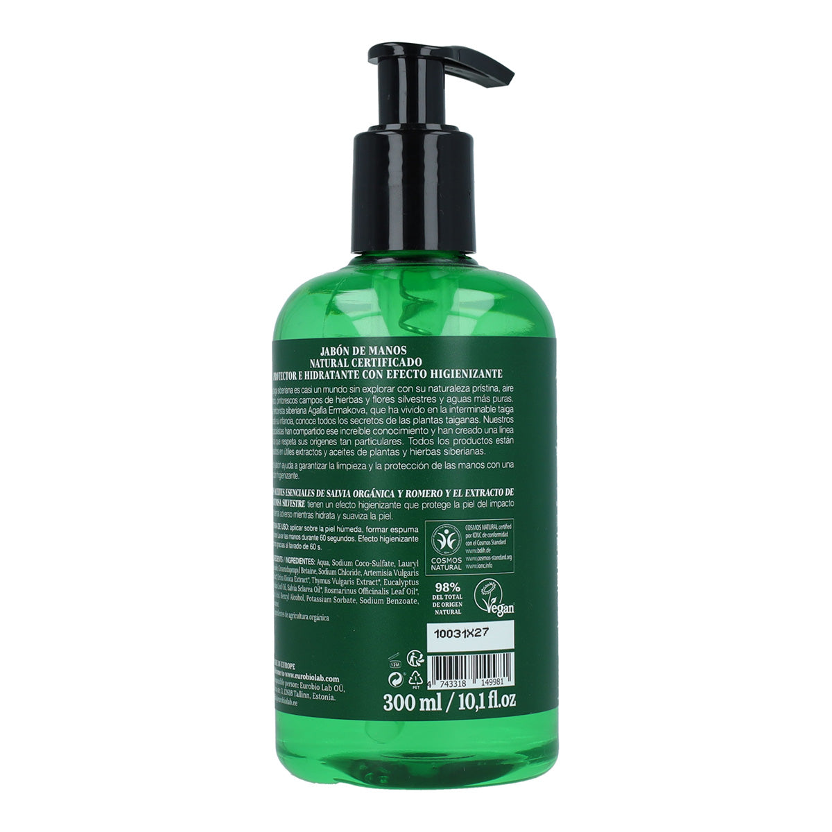 Savon naturel certifié protecteur et hydratant Agafia Natura Siberica 300 ml