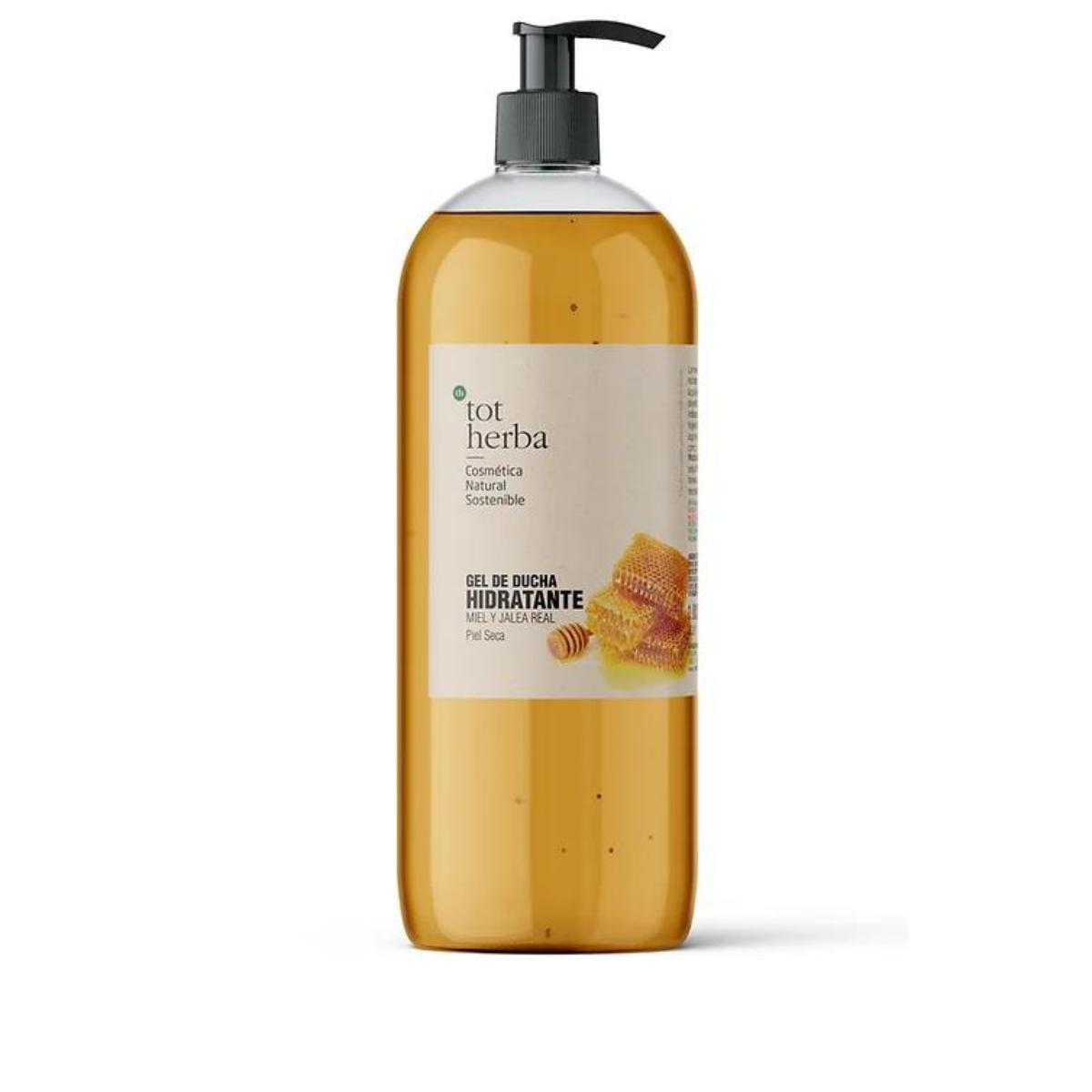 Gel douche hydratant Miel et gelée royale 1 L Tot Herba