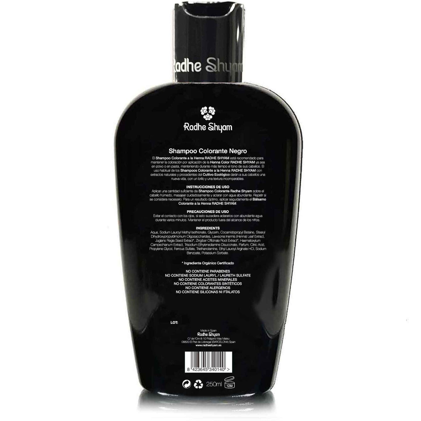 Radhe Black Henna Colouring Shampoo