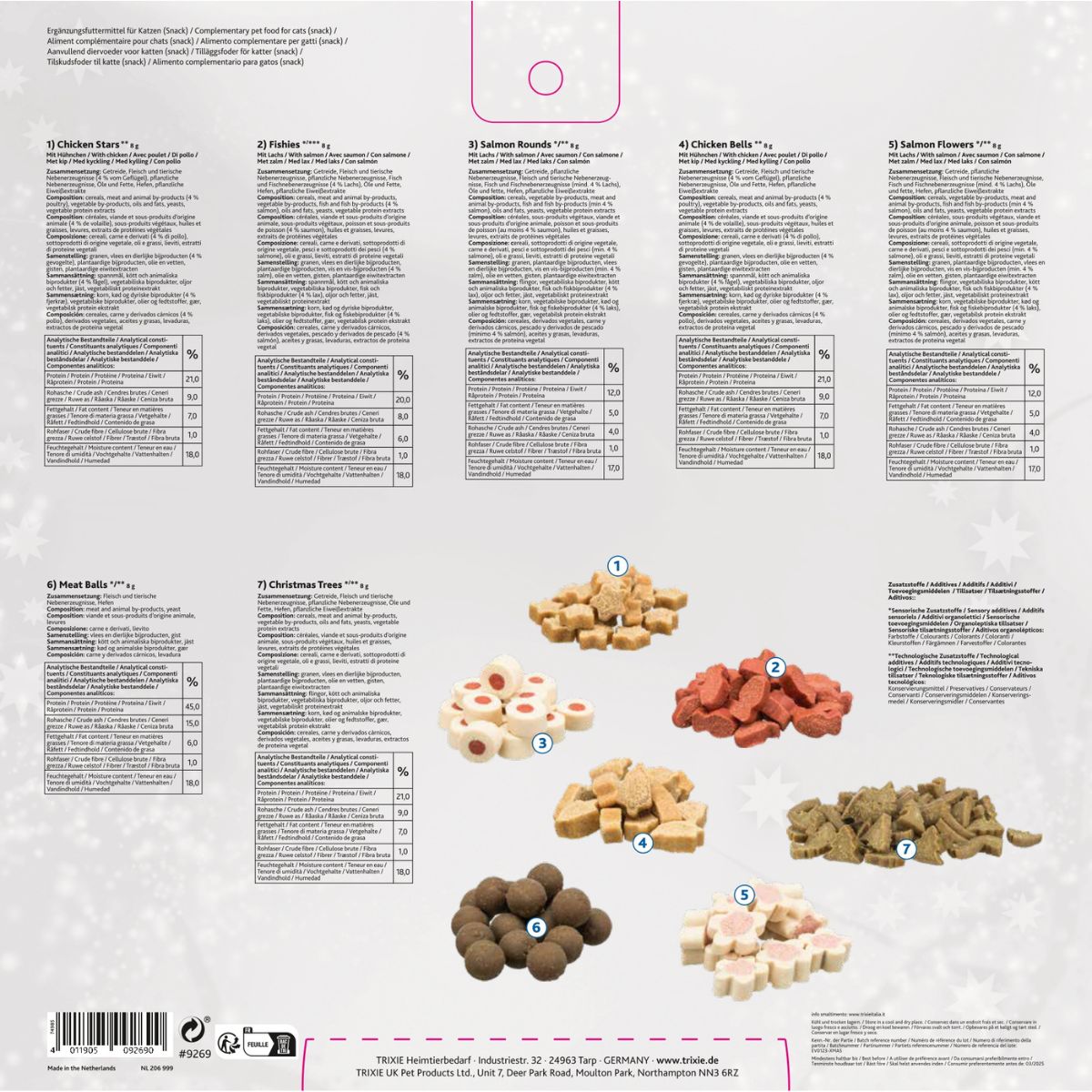 Calendario dell'Avvento per gatti Trixie