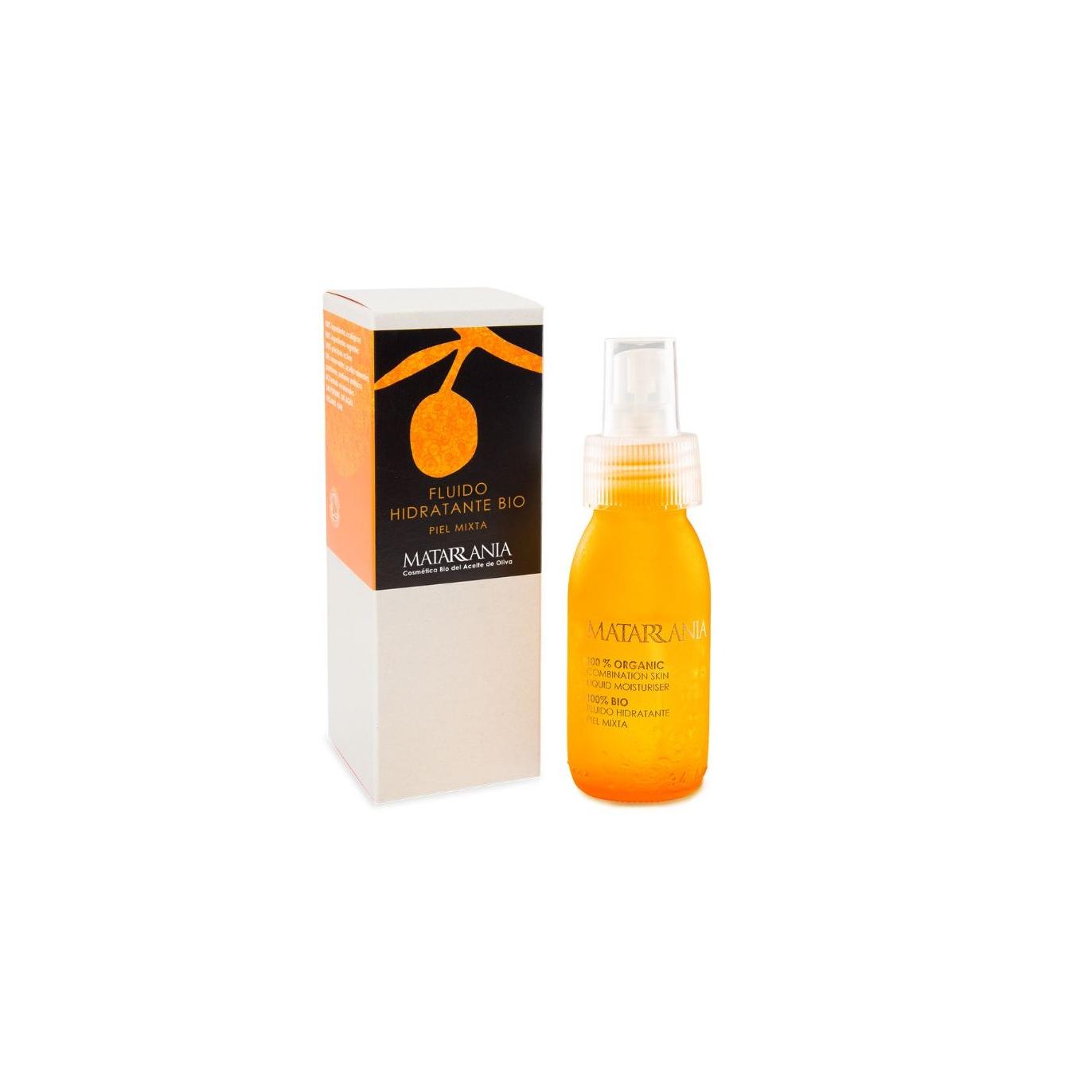 Fluido idratante per pelli miste o grasse 100% biologico Matarrania 60 ml