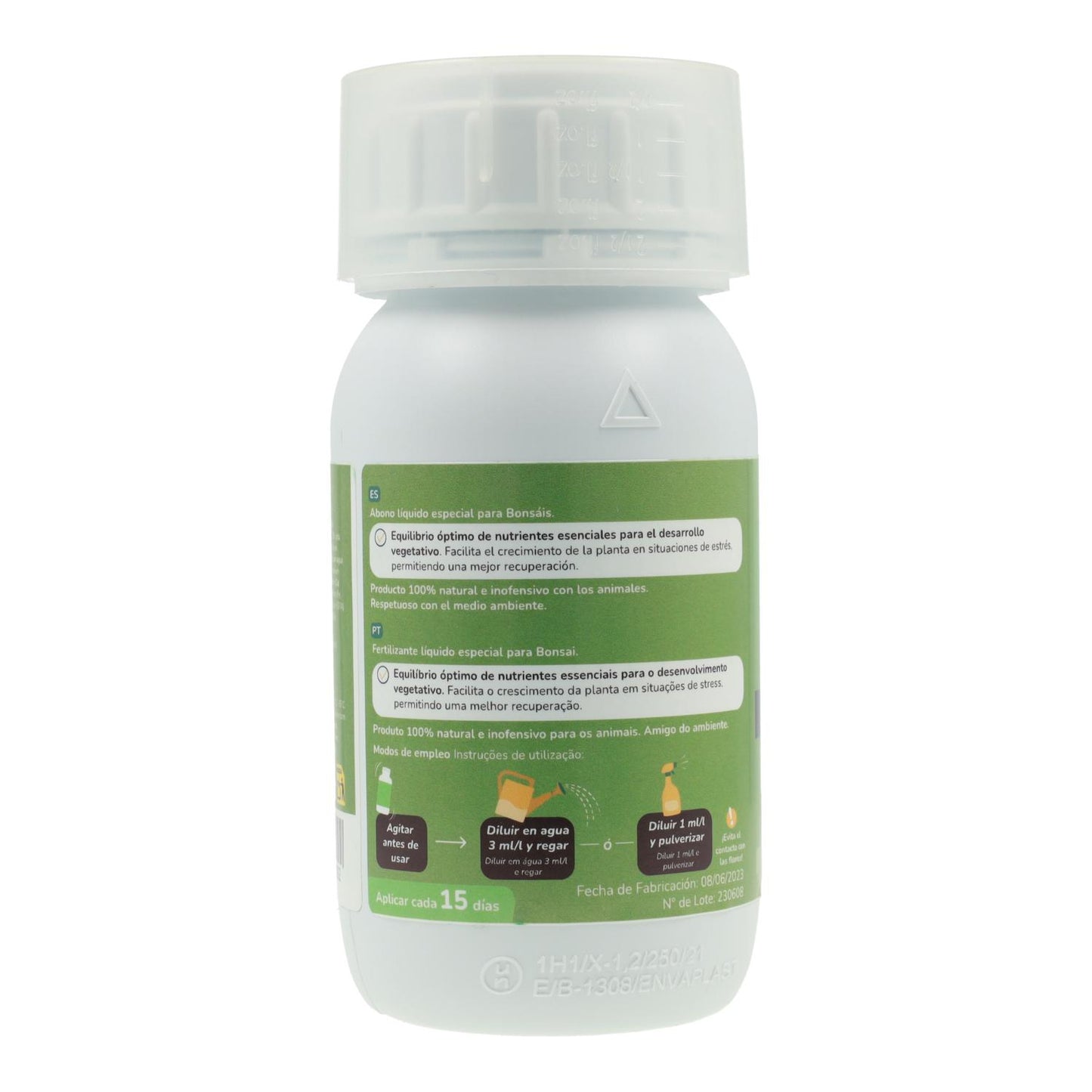 Concime liquido per bonsai Planeta Huerto 250 ml