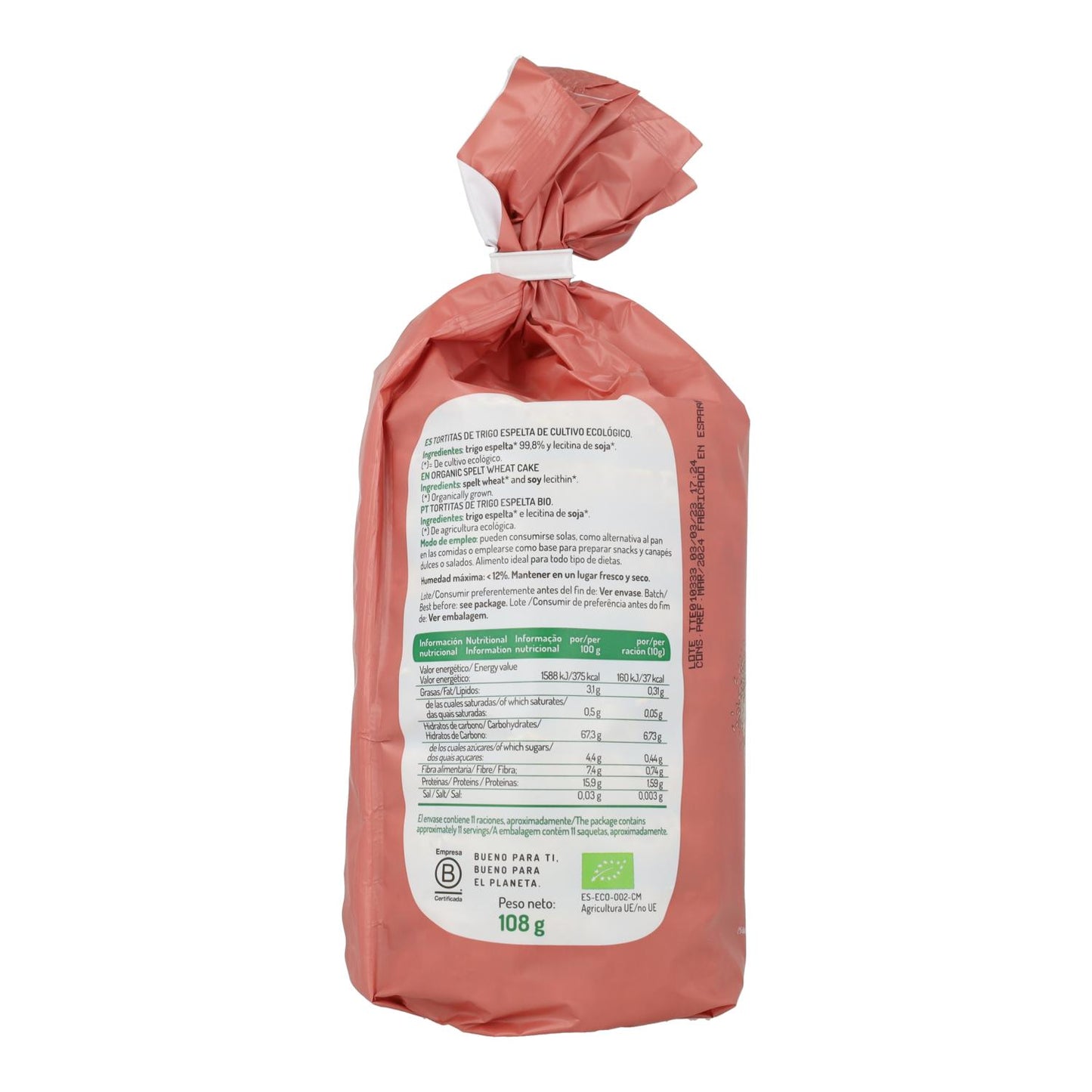 Frittelle di farro El Granero, 100 g