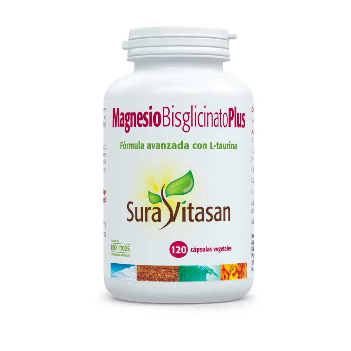 Magnesium Bisglicinato Plus 120 kapslar Sura Vitasan