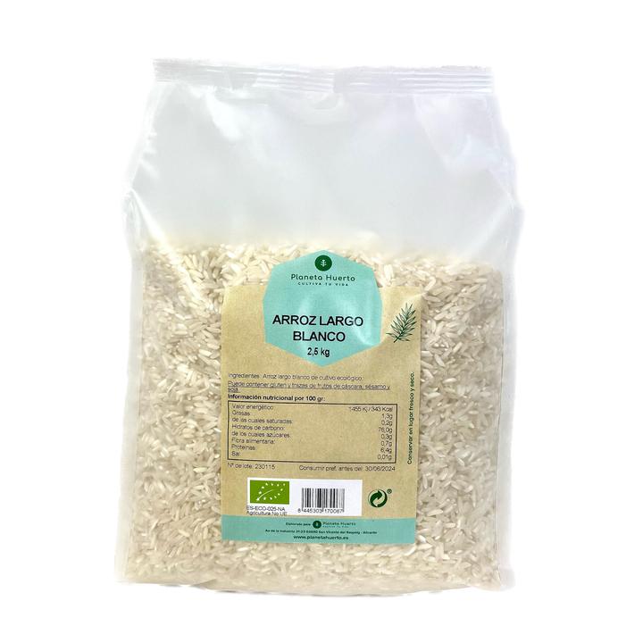 White Long Rice ECO Planeta Huerto 2,5 kg