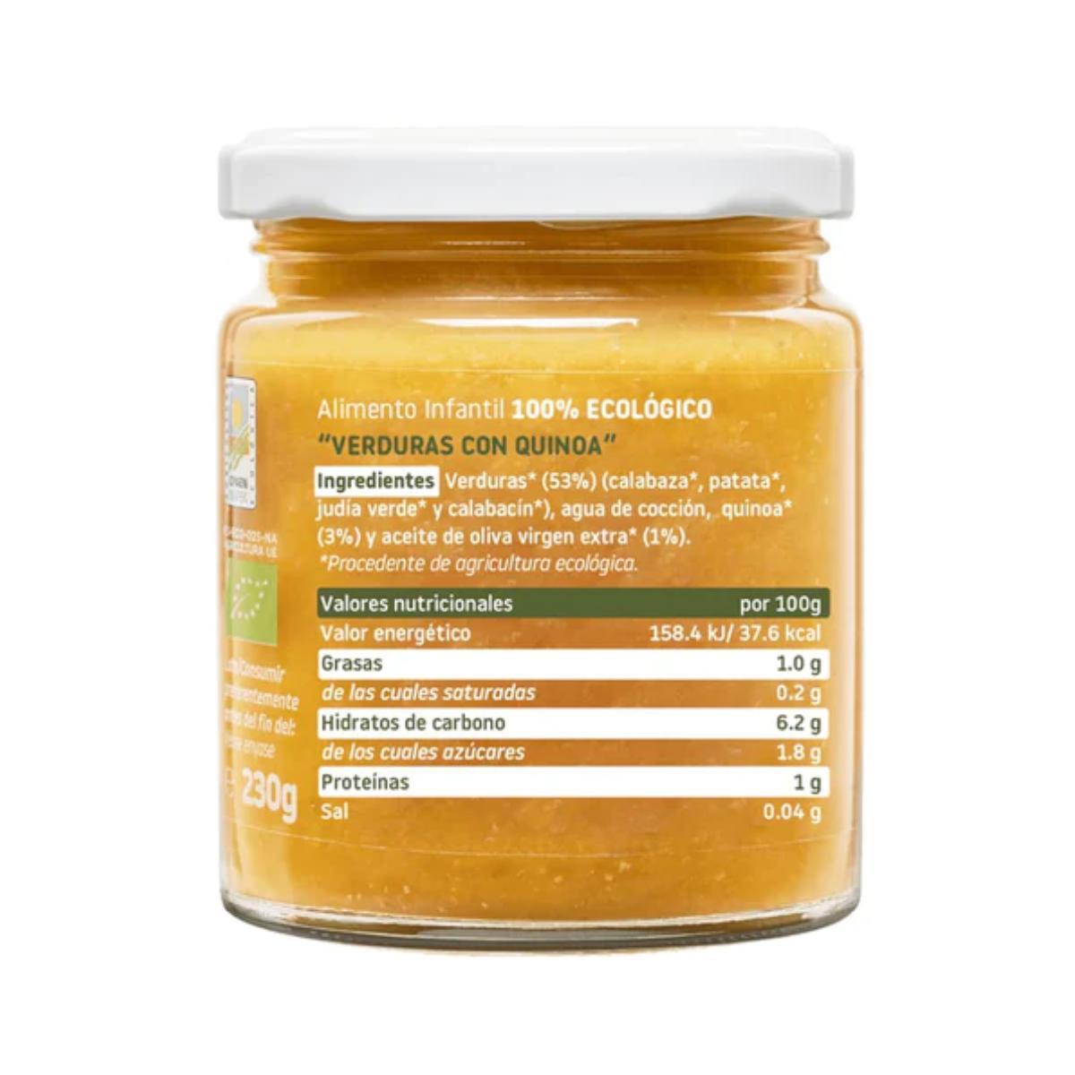 AKTION 3x Glas Gemüse mit Bio-Quinoa Smileat 230 g