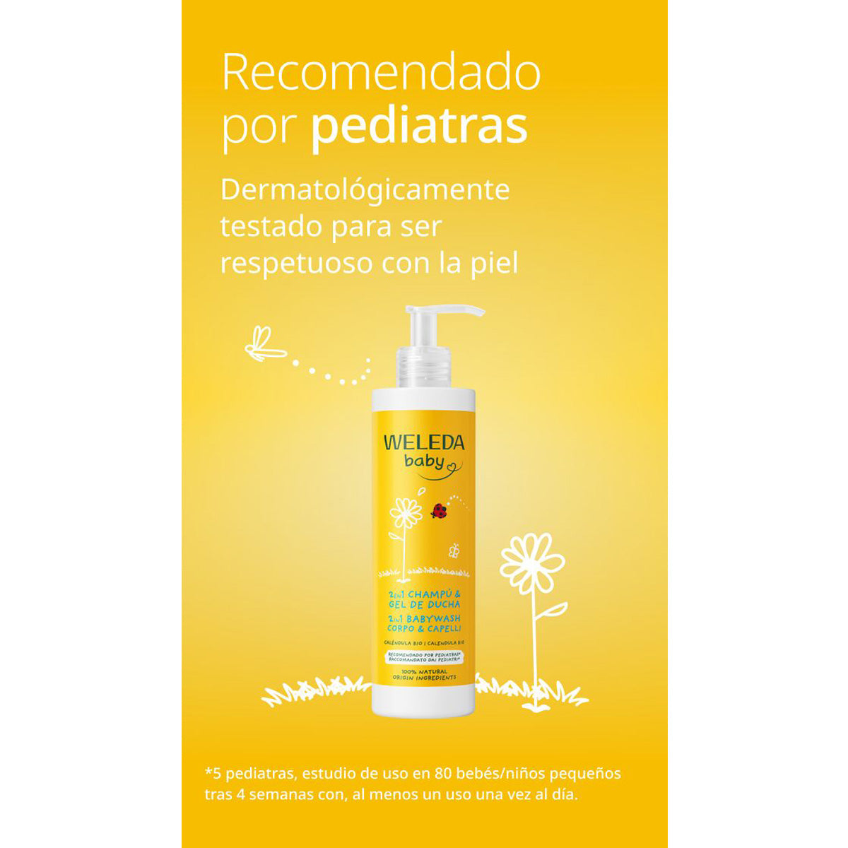 Shampoo e gel doccia alla calendula Weleda 400 ml