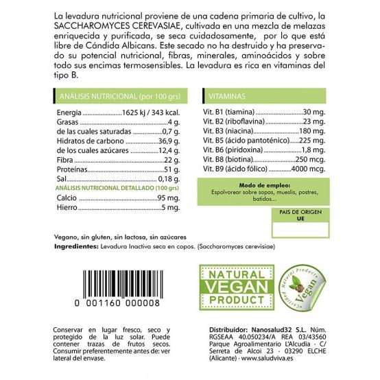 Lievito alimentare Salud Viva 250 g